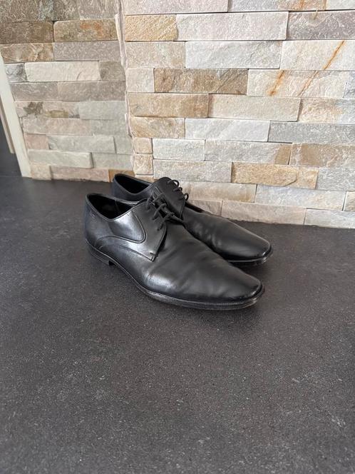 Hugo Boss maat 44 nette schoenen, Kleding | Heren, Schoenen, Zo goed als nieuw, Zwart, Ophalen of Verzenden