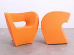 Moroso | Victoria and Albert | Fauteuil | Oranje, Minder dan 75 cm, Stof, Ophalen of Verzenden, Zo goed als nieuw