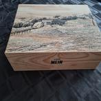 Mooie stevige houten wijnkist Lugar de mein wijn doos krat, Ophalen of Verzenden, Zo goed als nieuw, Spanje, Overige typen