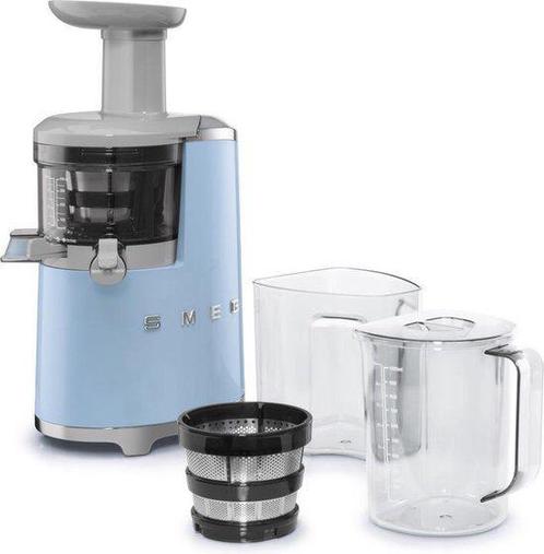 SMEG SJF01PBEU slowjuicer pastelblauw zgan, Witgoed en Apparatuur, Juicers, Zo goed als nieuw, Slowjuicer, Elektrisch, Ophalen
