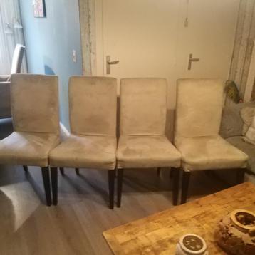 4 Eetkamerstoelen - Gebruikte staat