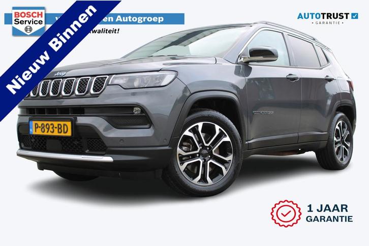 Jeep Compass 4xe 190 Plug-in Hybrid Electric Limited | Incl., Auto's, Jeep, Bedrijf, Te koop, Compass, 4x4, ABS, Achteruitrijcamera