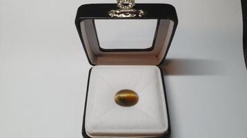 Tijgeroog - Cabochon - Ovaal - 16 mm x 12 mm - 8,25 ct beschikbaar voor biedingen
