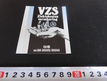 sticker VZS Ziektekosten verzekering  beschikbaar voor biedingen