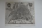 AMSTERDAM PLATTEGROND GRAVURE DAPPER ANNO 1663 GM1, Gelezen, Verzenden, Voor 1800, Landkaart