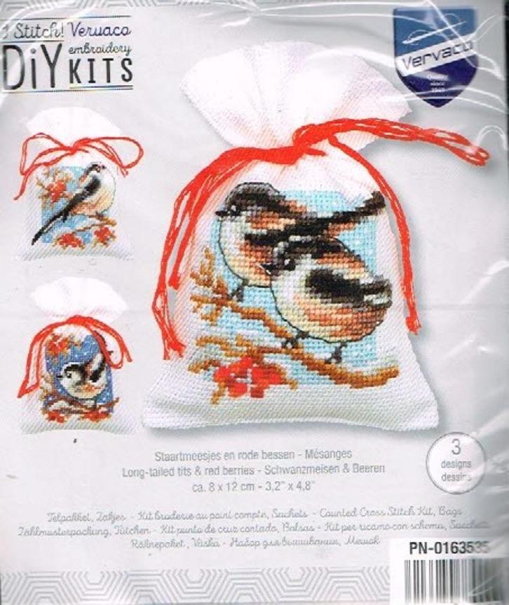 Cado vervaco borduurpakketn diverse sets geurzakjes KERST, Hobby en Vrije tijd, Borduren en Borduurmachines, Nieuw, Borduurpakket