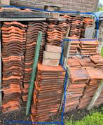 VHV dakpannen - bruin geglazuurd - ca 350 stuks, Ophalen, Gebruikt, Steen of Klei, 15 m² of meer