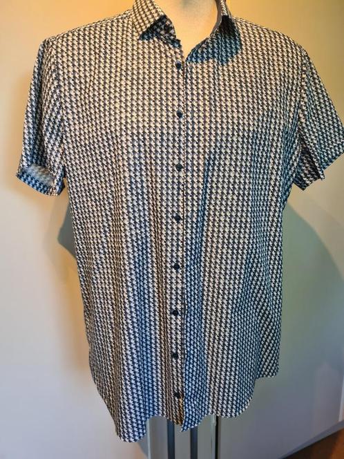 Olymp level 5 boordmaat 46 2xl nu €26 korte mouw, Kleding | Heren, Overhemden, Nieuw, Overige halswijdtes, Blauw, Verzenden