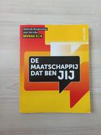De maatschappij dat ben jij, Boeken, Studieboeken en Cursussen, Onbekend, Ophalen of Verzenden, Zo goed als nieuw, MBO