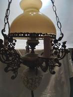 Mooie antieke olie hanglamp, Antiek en Kunst, Antiek | Lampen, Ophalen