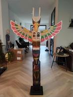 Decoratieve houten totempool, Antiek en Kunst, Ophalen