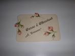 OUD reclamekaartje cacao & chocolaad A. Driessen +/-1900, Ophalen of Verzenden, Gebruikt, Gebruiksvoorwerp