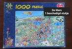 Jan van Haasteren puzzel DE MARS 1000 stukjes, Gebruikt, Ophalen of Verzenden, 500 t/m 1500 stukjes, Legpuzzel