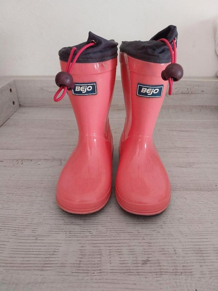 Bejo gevoerde regenlaarzen maat 26, Kinderen en Baby's, Kinderkleding | Schoenen en Sokken, Gebruikt, Laarzen, Meisje, Ophalen of Verzenden