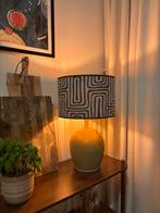 Handgemaakte lampenkap, Huis en Inrichting, Lampen | Lampenkappen, Rond, Nieuw, Ophalen of Verzenden, Bruin