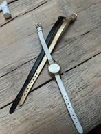 Horloge merk Regal met 3 verwisselbare bandjes., Overige merken, Leer, Staal, Verzenden