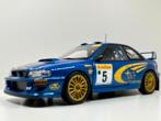 1:18 SUBARU IMPREZA WRC BURNS RALLY MONTE CARLO 1999 AUTOart, Hobby en Vrije tijd, Modelauto's | 1:18, Ophalen of Verzenden, Zo goed als nieuw