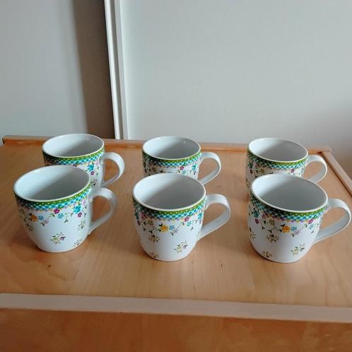 6 bekers, mokken Albert Heijn. Nieuw, Huis en Inrichting, Keuken | Servies, Nieuw, Kop(pen) en/of Schotel(s), Overige stijlen
