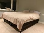 Luxe Ubica boxspring 180 x 220cm, Huis en Inrichting, Slaapkamer | Bedden, Gebruikt, Bruin, Tweepersoons, Ophalen of Verzenden