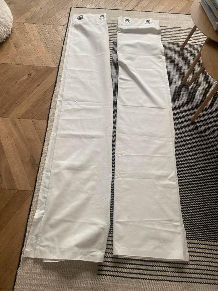 IKEA MERETE Gordijnen - Wit 145x192cm, Huis en Inrichting, Stoffering | Gordijnen en Lamellen, Gebruikt, 150 tot 200 cm, 100 tot 150 cm