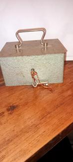 Klein Geldkistje met 2 Sleutels, Huis en Inrichting, Brandblussers en Brandkasten, Ophalen of Verzenden, Gebruikt