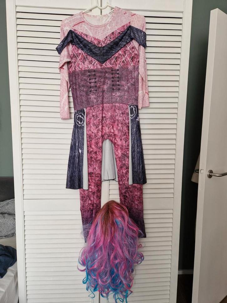 Descendants Audrey Verkleedset, maat ca 11/12 jaar, Kinderen en Baby's, Carnavalskleding en Verkleedspullen, Zo goed als nieuw