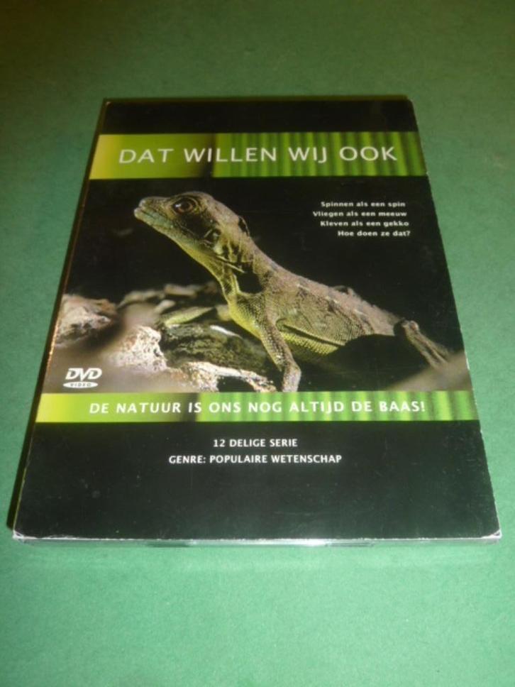 Dat willen we ook  12 delig Dubbel-dvd   VPRO, Cd's en Dvd's, Dvd's | Documentaire en Educatief, Zo goed als nieuw, Natuur, Boxset