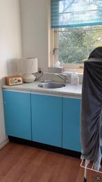 Gratis af te halen aanrechtblokje, Huis en Inrichting, Keuken | Complete keukens, Ophalen, Gebruikt, Blauw