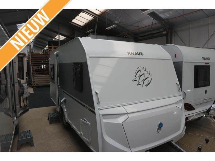 Knaus Sport 450 FU prijs incl div opties, Caravans en Kamperen, Caravans, Bedrijf, tot en met 4, 1000 - 1250 kg, Overige, Knaus