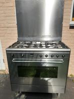 Smeg Pro horeca 5-pits fornuis met oven en afzuigkap, Witgoed en Apparatuur, Fornuizen, Ophalen, Gebruikt, 60 cm of meer, Gas