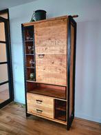 Buffetkast mangohout, Huis en Inrichting, Ophalen, Gebruikt, 100 tot 150 cm, 200 cm of meer