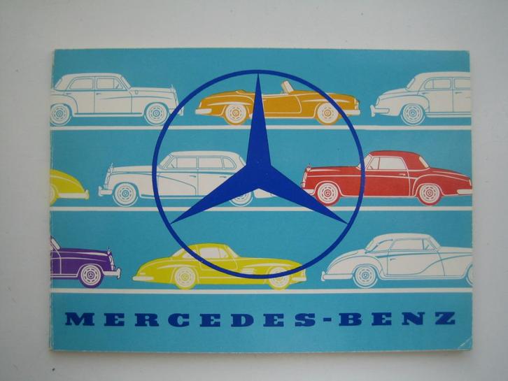 unieke brochure Mercedes uit 1955, Boeken, Auto's | Folders en Tijdschriften, Zo goed als nieuw, Mercedes, Ophalen of Verzenden