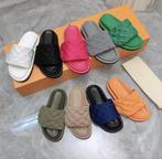 Louis Vuitton Pillow Slide slippers 35 36 37 38 39 40 41 42, Kleding | Dames, Schoenen, Nieuw, Beige, Slippers, Verzenden