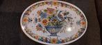 Gekleurde Onderplaat - Handbeschilderd, Antiek en Kunst, Ophalen