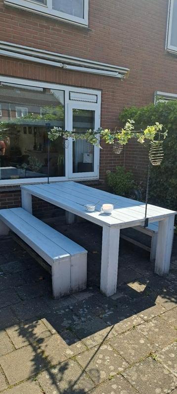 Grote Tuinbank set voor 6 a 8 personen  beschikbaar voor biedingen