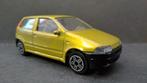 Fiat Punto 3 deurs 1995 1:43 Bburago Burago Pol, Hobby en Vrije tijd, Modelauto's | 1:43, Ophalen of Verzenden, Zo goed als nieuw