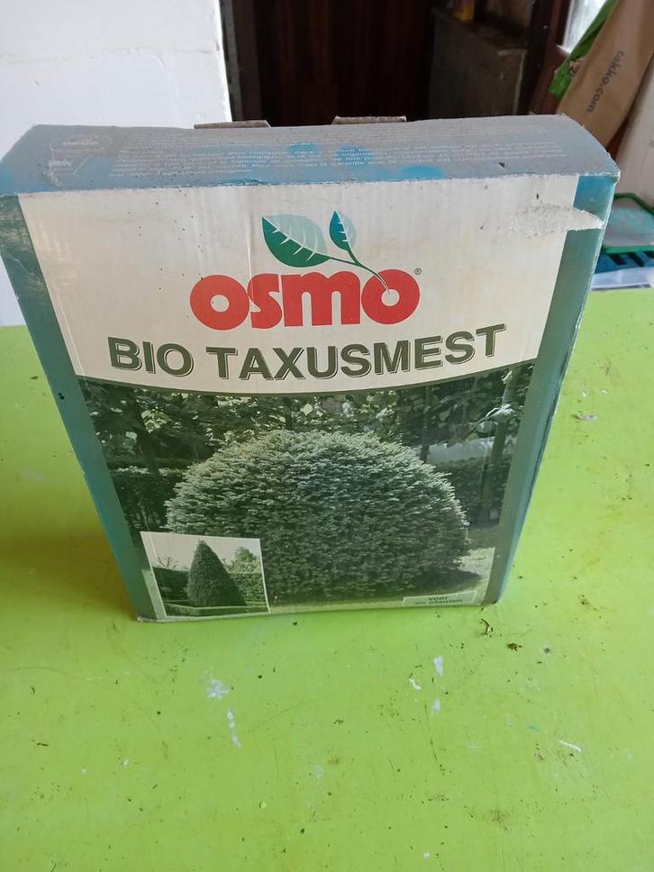 Bio Taxus mest, Tuin en Terras, Aarde en Mest, Kunstmest, Ophalen of Verzenden
