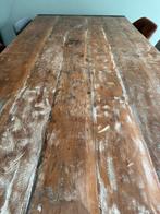 Eettafel, Ophalen, Bruin, Zo goed als nieuw, Landelijk industrieel