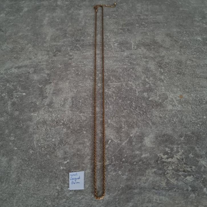 Stoere ketting, Sieraden, Tassen en Uiterlijk, Kettingen, Nieuw, Overige materialen, Goud, Ophalen of Verzenden