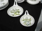 Vintage 3 fondue borden 2 schaaltjes Market Turi Design, Antiek en Kunst, Ophalen of Verzenden