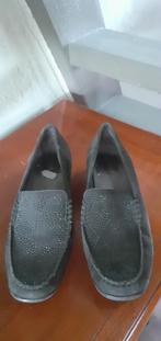 Luftpolster grijze leren instappers 39, Ophalen of Verzenden, Zo goed als nieuw, Overige kleuren, Loafers