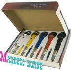 Microfoon dynamisch set van 5 stuks met XLR kabel, Colors, Overige typen, Nieuw, Fenton, Info@marbeco.nl