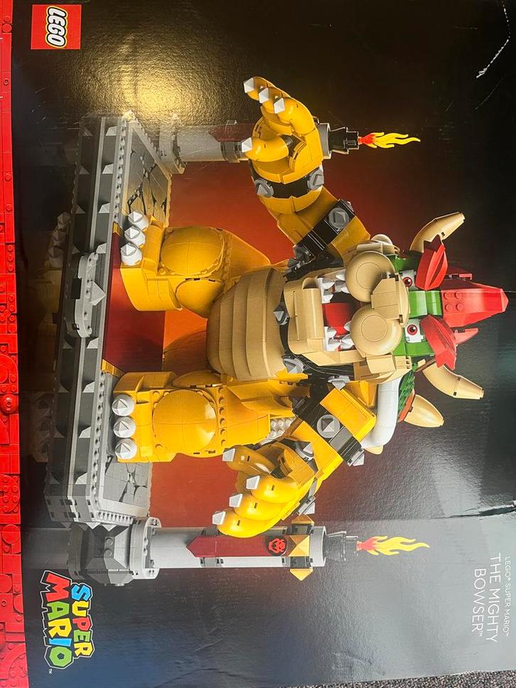 71411 LEGO - The Mighty Bowser, Kinderen en Baby's, Speelgoed | Duplo en Lego, Nieuw, Lego, Complete set, Ophalen of Verzenden
