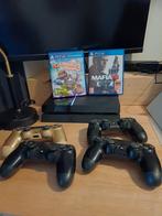 PlayStation 4 met games en 4 controllers, Spelcomputers en Games, Spelcomputers | Sony PlayStation 4, Ophalen of Verzenden