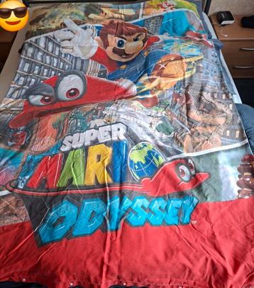 1 persoons dekbedovertrek + kussensloop Super Mario beschikbaar voor biedingen