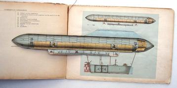 Luchtschip en Vliegmachine 1907 Uitvouwbare platen Zeppelin beschikbaar voor biedingen