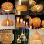 Hanglamp Bamboo Bamboe Riet Geweven Retro Rotan Boho stijl, Huis en Inrichting, Lampen | Hanglampen, Nieuw, Ophalen of Verzenden