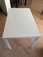 Witte ikea tafel uitschuifbaar, Ophalen, Gebruikt, 50 tot 100 cm, Vijf personen of meer