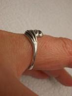 zilveren vintage fantasie ring ringmaat 17.75 nr.1019, Verzenden, Zo goed als nieuw, 17 tot 18, Dame