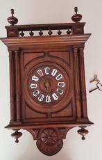 Mooie Vintage houten wandklok, Ophalen of Verzenden, Gebruikt, Analoog, Wandklok